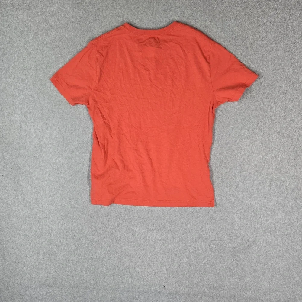 Polo Ralph Lauren Boys Shirt L/G (14-16) Orange Embroidered Logo Short Sleeve